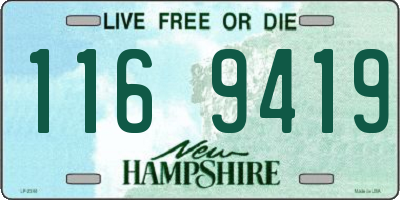 NH license plate 1169419