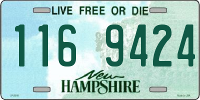 NH license plate 1169424