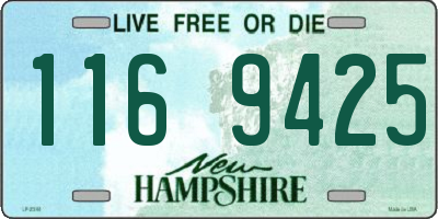 NH license plate 1169425