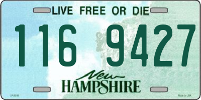 NH license plate 1169427
