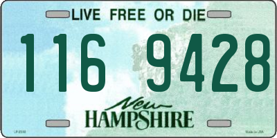 NH license plate 1169428