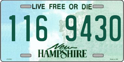 NH license plate 1169430