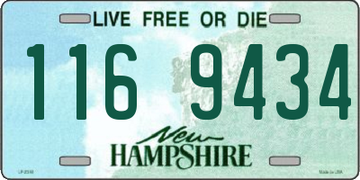 NH license plate 1169434