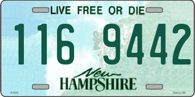 NH license plate 1169442