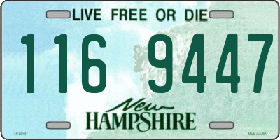 NH license plate 1169447