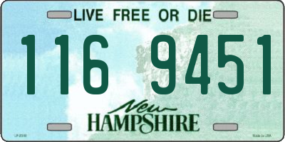 NH license plate 1169451