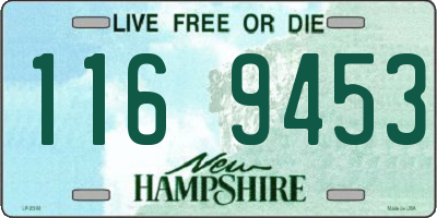 NH license plate 1169453