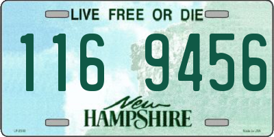 NH license plate 1169456