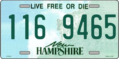 NH license plate 1169465