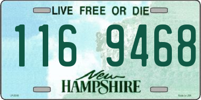 NH license plate 1169468