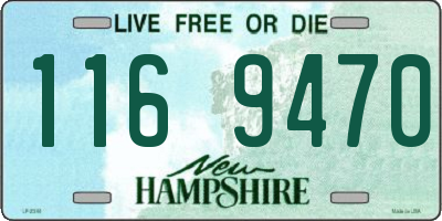 NH license plate 1169470