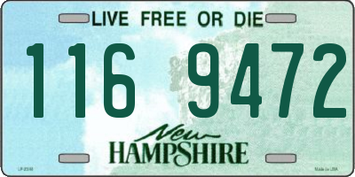NH license plate 1169472