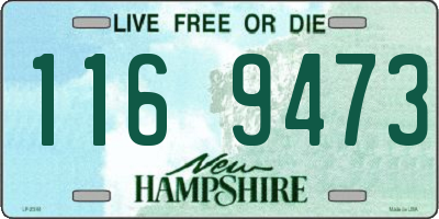 NH license plate 1169473