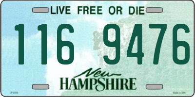 NH license plate 1169476