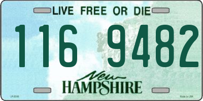 NH license plate 1169482