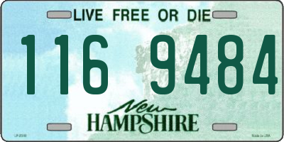 NH license plate 1169484