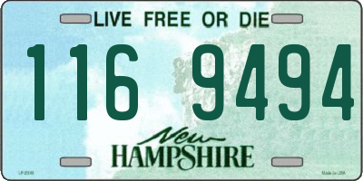 NH license plate 1169494
