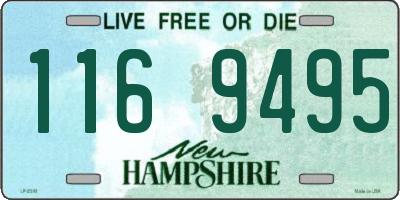 NH license plate 1169495