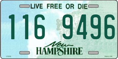 NH license plate 1169496