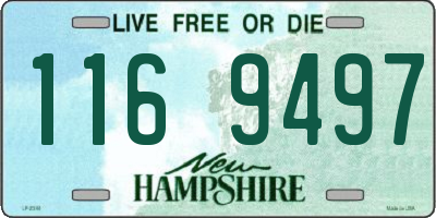 NH license plate 1169497