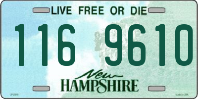 NH license plate 1169610
