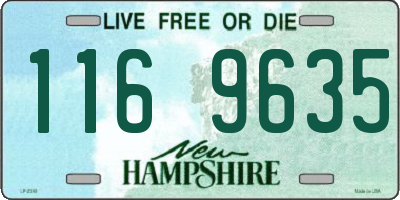 NH license plate 1169635