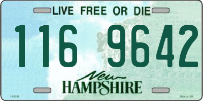 NH license plate 1169642