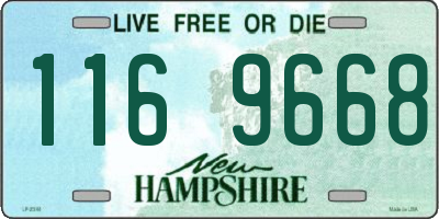 NH license plate 1169668