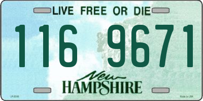 NH license plate 1169671