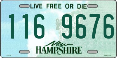 NH license plate 1169676
