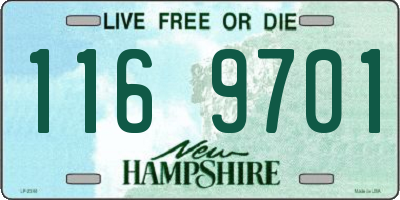 NH license plate 1169701