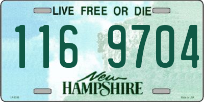 NH license plate 1169704