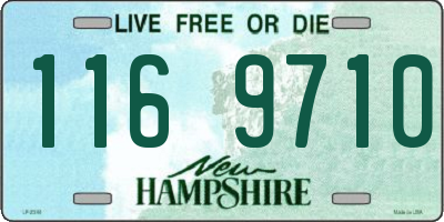 NH license plate 1169710