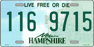 NH license plate 1169715