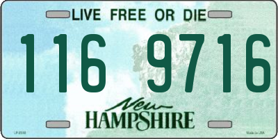 NH license plate 1169716