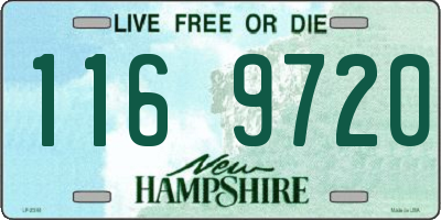 NH license plate 1169720