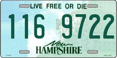 NH license plate 1169722