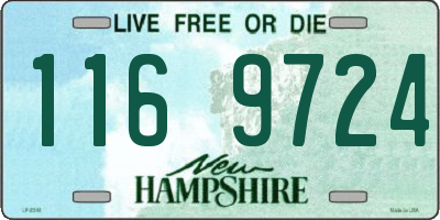 NH license plate 1169724