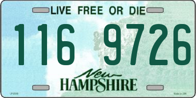NH license plate 1169726