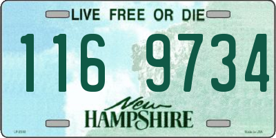 NH license plate 1169734