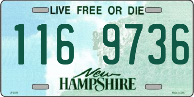 NH license plate 1169736