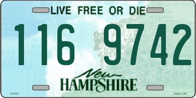 NH license plate 1169742