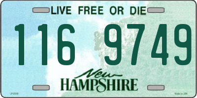 NH license plate 1169749