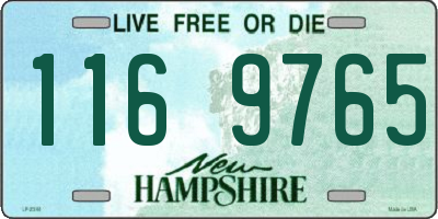 NH license plate 1169765