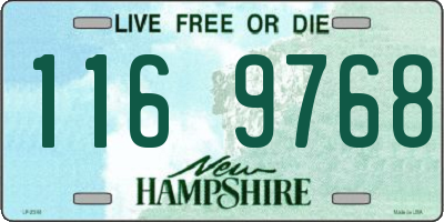 NH license plate 1169768