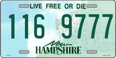 NH license plate 1169777