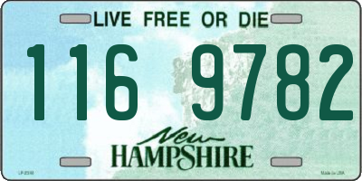 NH license plate 1169782