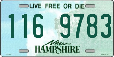 NH license plate 1169783