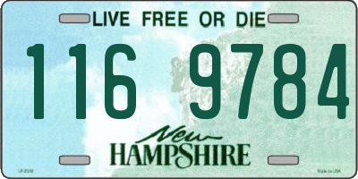 NH license plate 1169784