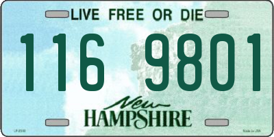 NH license plate 1169801